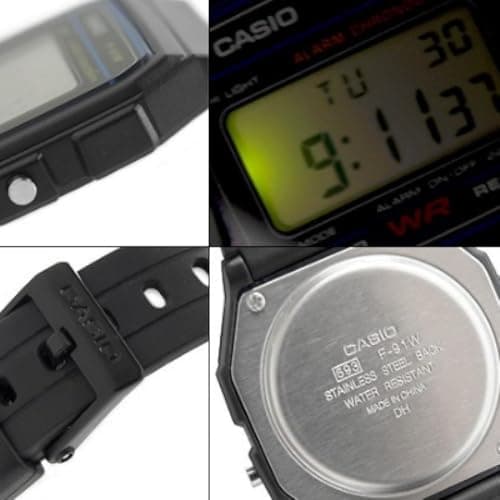 Detalle 1 de Casio F-91W-1YEG reloj digital unisex