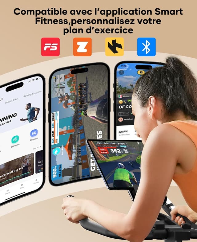 Detalle 2 de Toputure Velo D Appartement Magnetique 160 kg