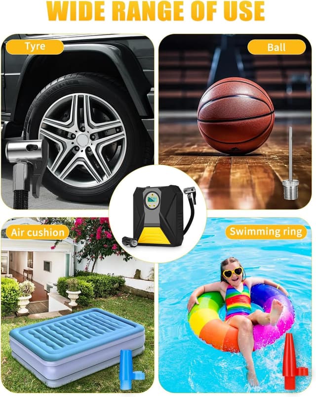 Thumbnail 5 de Toaren 12V Gonfleur Pneus 150 PSI