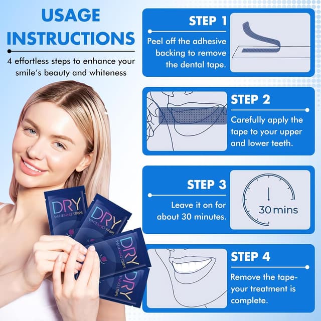 Thumbnail 4 de Strisce Sbiancanti Denti 28 pezzi 🦷