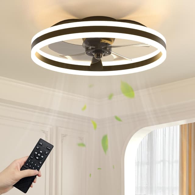 Imagen de NIORSUN 50cm ceiling fan with light 6-speed 🌬 en OfertitasTOP