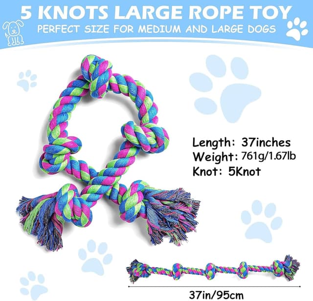 Thumbnail 1 de Aitmexcn 37-inch Rope Toy for Large Chewers