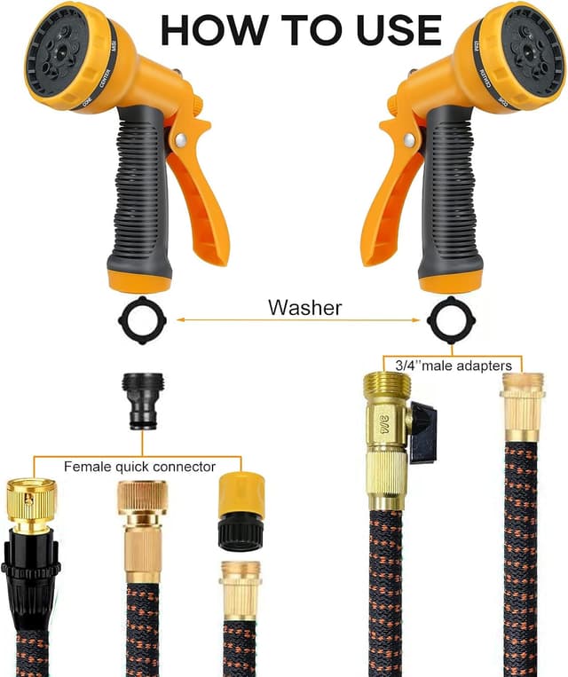 Thumbnail 4 de ONEHOSE Garden Hose Spray Gun 10-pattern