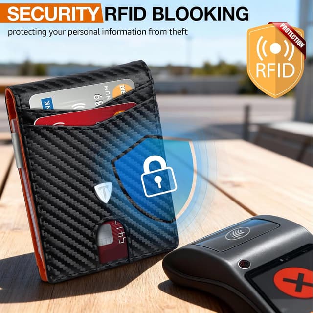 Detalle 2 de Tomylv Wallet RFID blocking card wallet
