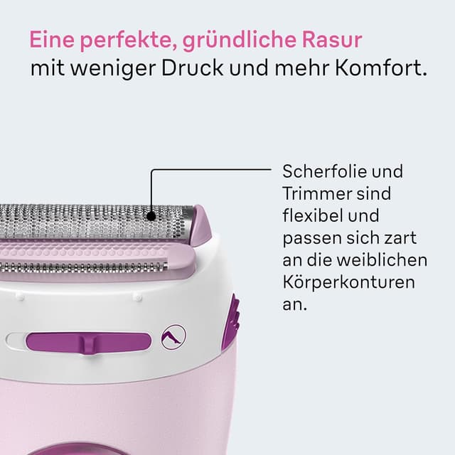 Detalle 1 de Braun Silk-épil 5100 Lady Shaver elektrischer Damenrasierer