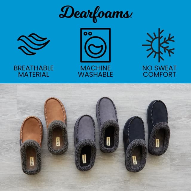 Detalle 2 de Dearfoams Brendan Memory Foam Clog 7-16