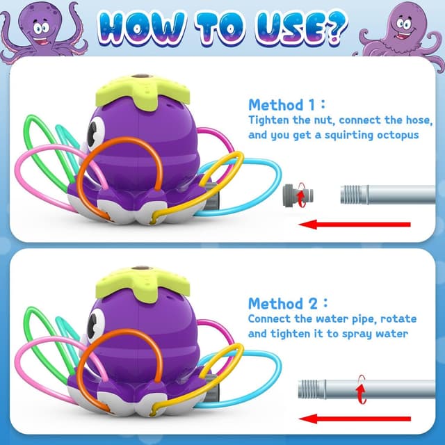 Thumbnail 4 de Tosekry Wasserspielzeug Sprinkler für Garten