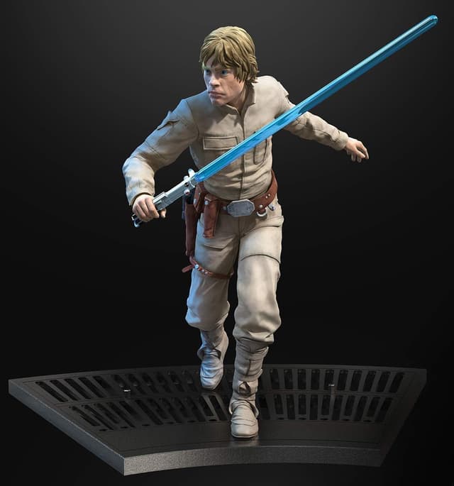 Detalle 2 de Star Wars The Black Series „Imperium schlägt zurück“-Luke Skywalker Figur (20 cm) mit beweglichen Punkten