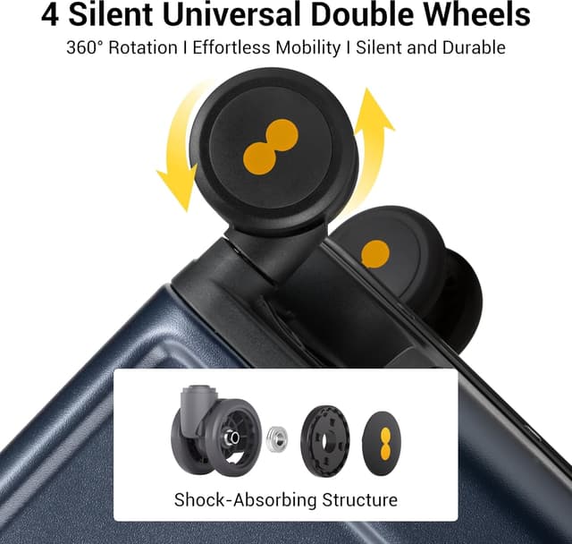 Thumbnail 3 de LEVEL8 Zipperless 24 Inch Hardside Suitcase