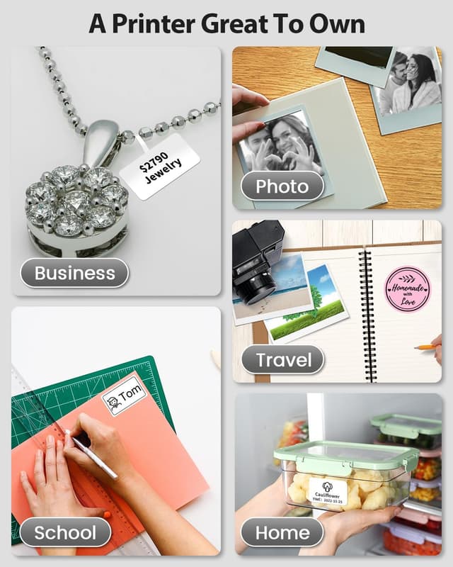 Thumbnail 6 de Phomemo M220 2200mAh Thermal Label Printer 📇