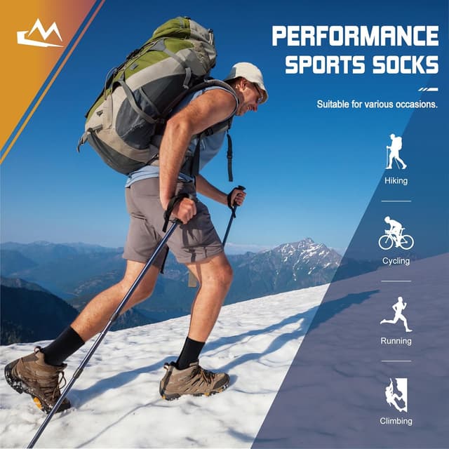 Detalle 2 de Niorasen Mens Sports Socks 3 Pairs