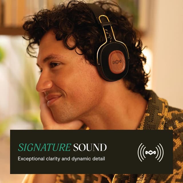 Thumbnail 1 de Marley Positive Vibration Riddim: Auriculares Inalámbricos 🎧 Sostenibles