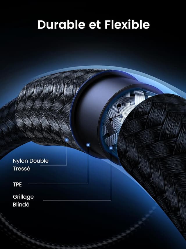 Thumbnail 5 de Câble UGREEN USB C 240W PD 3.1 ⚡