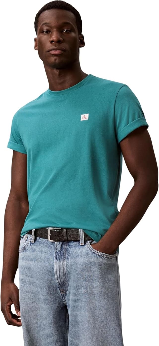 Thumbnail 6 de T-shirt manches courtes homme Calvin Klein Badge en jersey de coton, coupe regular