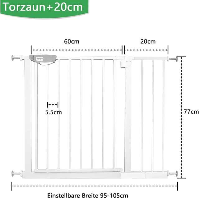 Thumbnail 1 de UISEBRT cancelletto protezione per porte 95–105 cm 🚪