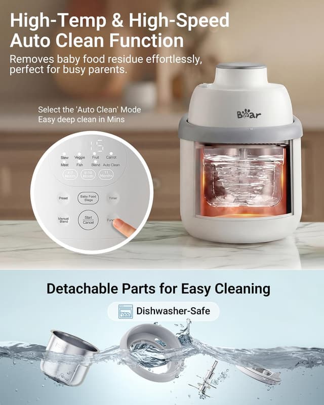 Thumbnail 5 de Bear NutriEase AllStage baby food blender 🍽