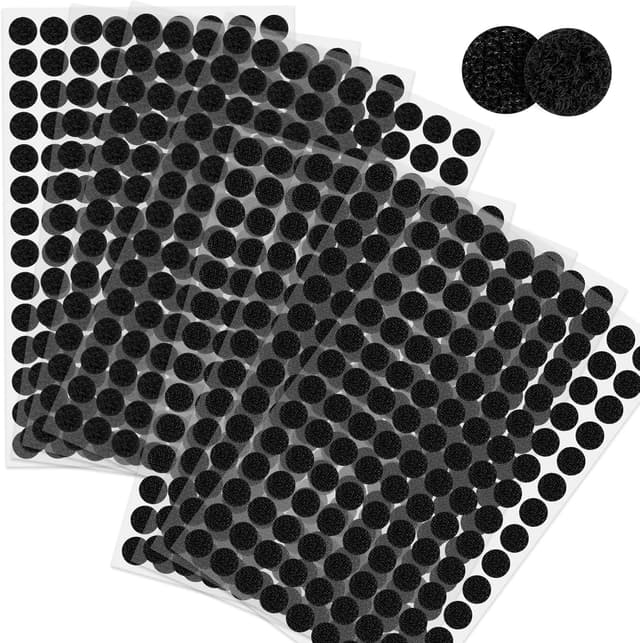 Thumbnail 6 de Klettpunkte Selbstklebend 10 mm Weiß