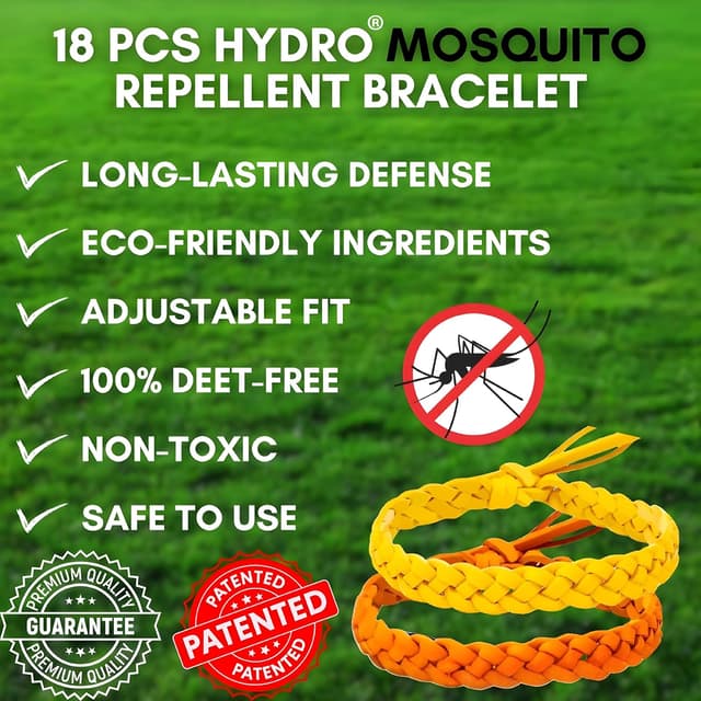 Detalle 2 de Mosquito Repellent Bracelet 18 Pack, 550 Hours