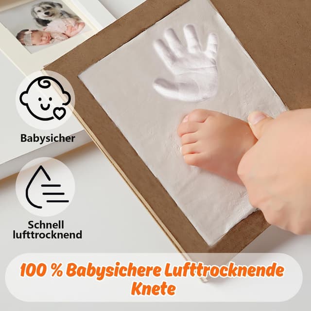 Detalle de PewinGo Baby Handabdruck Set 1 Rahmen