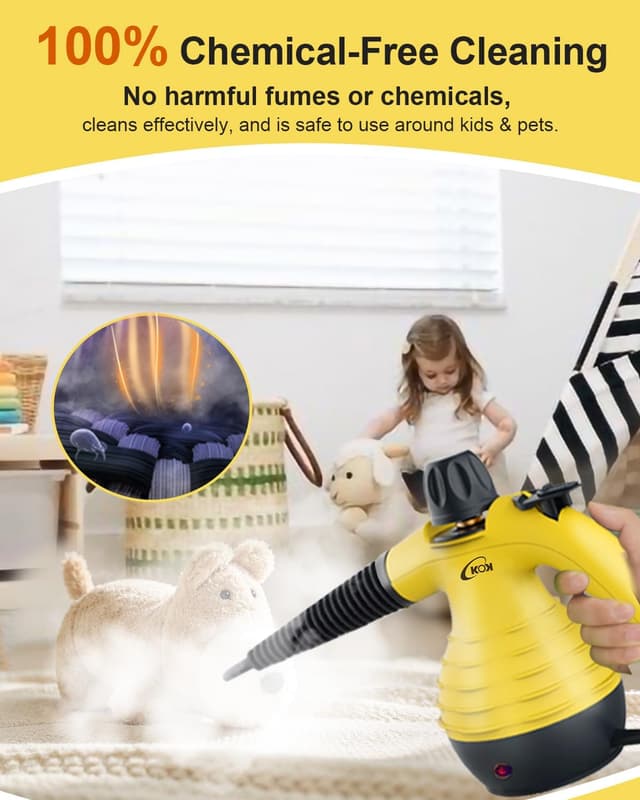 Detalle de KOK Pulitore a vapore portatile 105 ℃