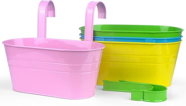 Detalle 2 de RIOGOO Vasi da fiori 4 pezzi