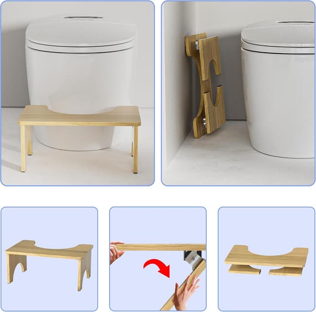 Detalle de wyewye Tabouret de toilette pliable 17,8 cm