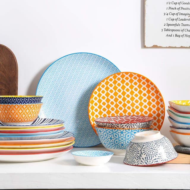 Thumbnail 6 de 10 inch Porcelain Dinner Plates, set of 6