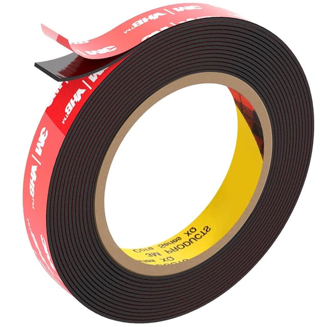 Detalle de FIXCHORD Double Sided Tape Heavy Duty – extra strong waterproof mounting tape (black)