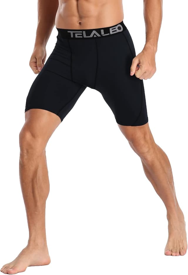 Thumbnail 6 de TELALEO 5-Pack or 6-Pack Men’s Compression Shorts (Spandex Athletic Baselayer)