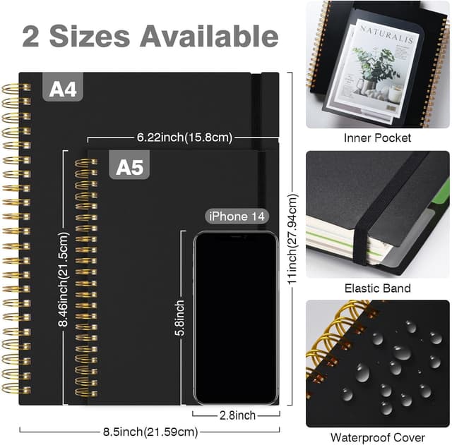 Detalle 1 de OMEYA Carnet A4 300 pages