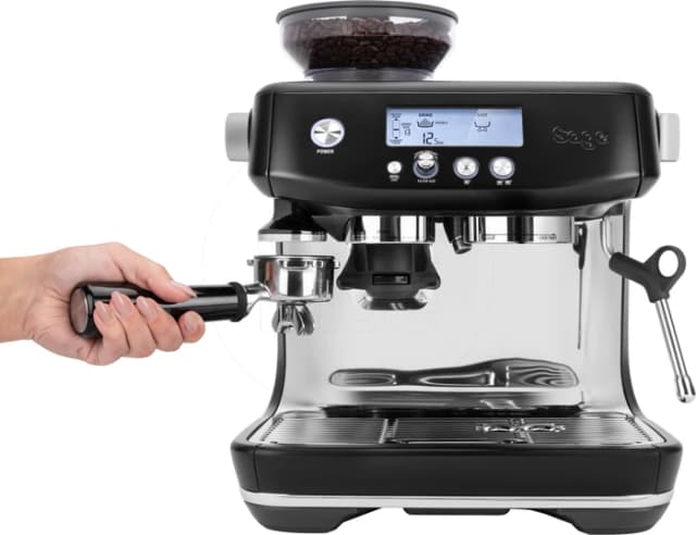 Detalle de Sage Barista Pro Trüffelschwarz, Siebträgermaschine