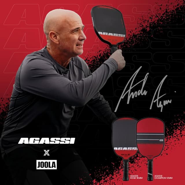 Thumbnail 5 de JOOLA Agassi Edge 16mm pickleball paddle ๐
