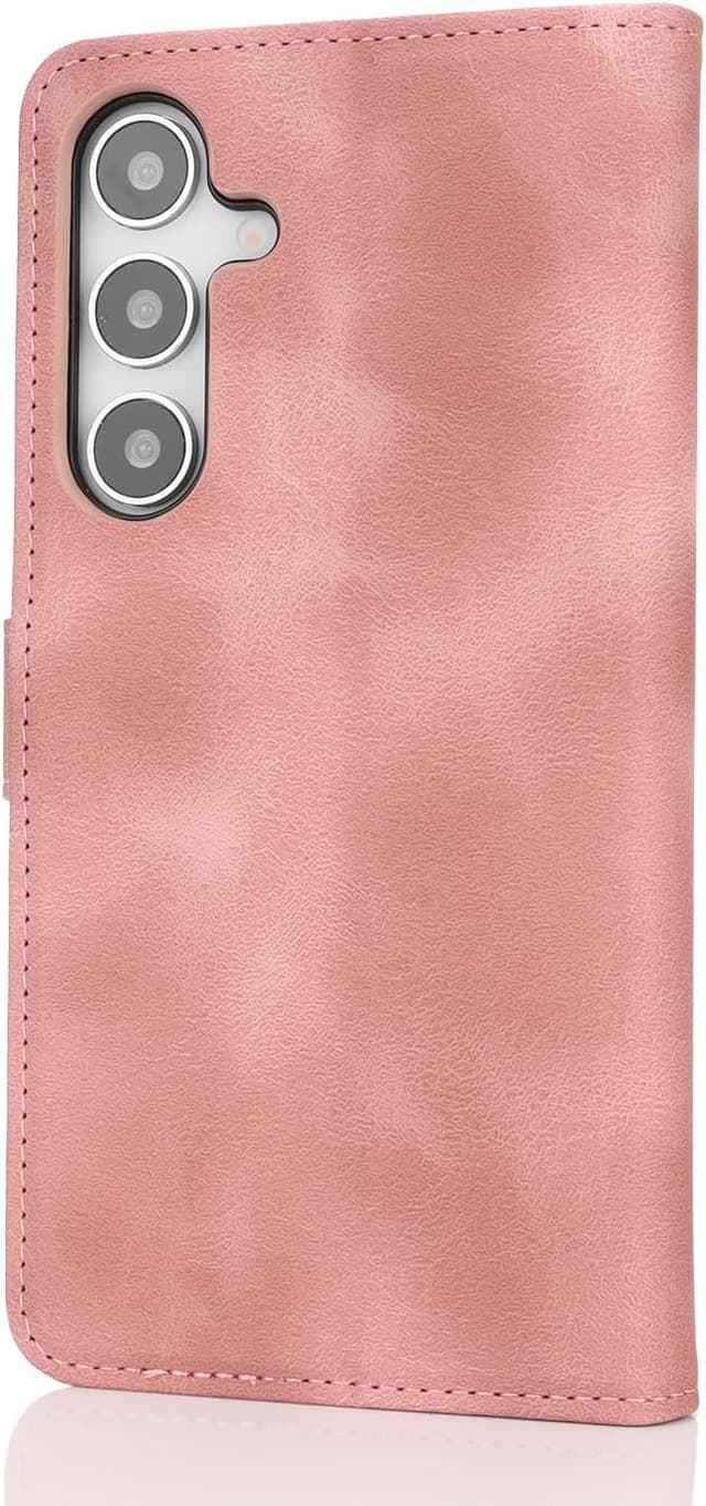 Detalle de Zouzt Hülle für Samsung Galaxy S25 Plus – stoßfeste PU-Leder Flip Wallet mit Kartenhalter und Standfunktion