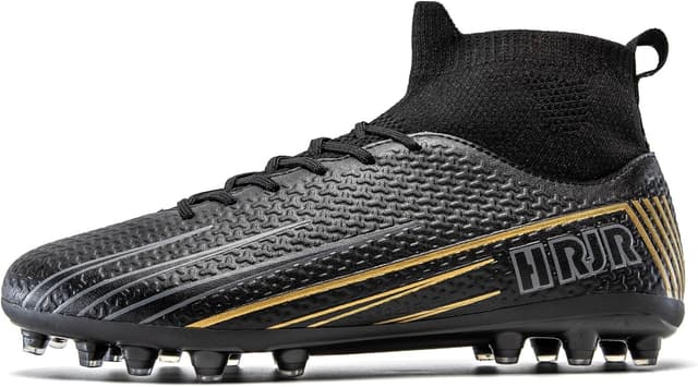 Detalle de TUGONVAC Kids Soccer Cleats High-Top Training Football Cleats for Boys and Girls