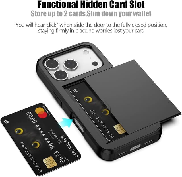 Detalle de iPhone 17 Pro case 6.3" with card slot