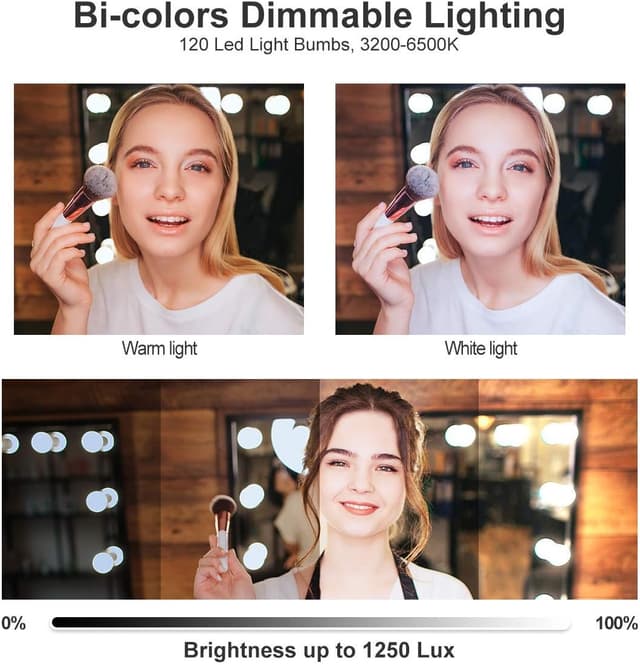 Detalle de VIJIM VL120 LED Panel Light with 3100mAh Rechargeable Battery (bi-colour 3200–6500K)