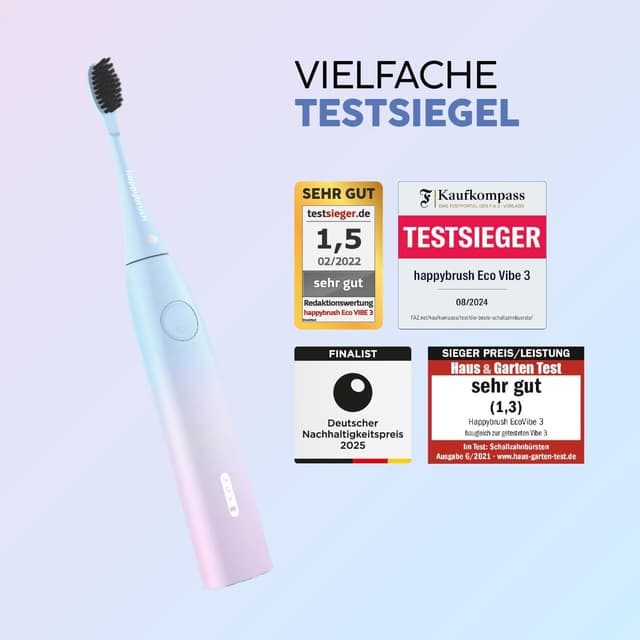 Detalle de happybrush Schallzahnbürste Eco Vibe 3