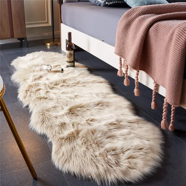 Detalle de EasyJoy Ultra Soft Shaggy Area Rug 2 x 6 ft
