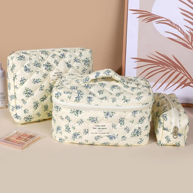 Thumbnail 5 de Aucuu Kosmetiktasche Set 3-teilig mit Blumen