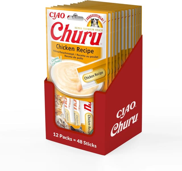 Detalle de INABA Churu snack cremoso grain-free pollo