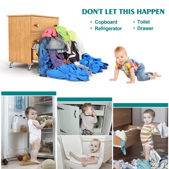 Thumbnail 1 de Kimsky Kindersicherung Schrank und Schubladen 10 Stück