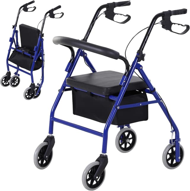 Imagen de HOMCOM Déambulateur 4 roues léger en OfertitasTOP