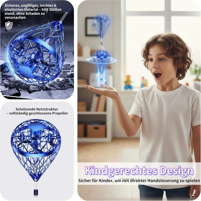 Detalle 2 de Fliegender Ball Lite Mini-Drohne mit KI-Bewegungssteuerung