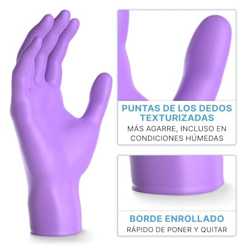 Thumbnail 1 de ARNOMED 500x Guantes nitrilo Morado