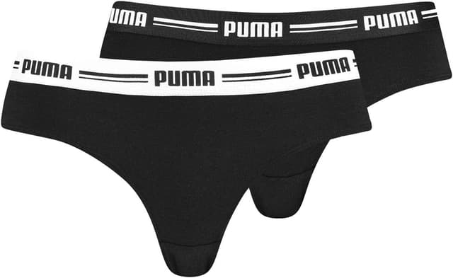 Detalle de Puma Women Brazilian 2P Pack noir, taille L : le lot de bas confort à porter au quotidien