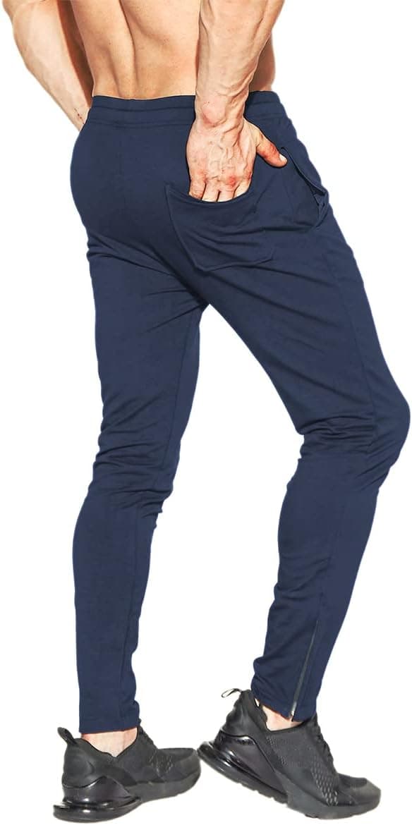 Thumbnail 3 de BROKIG Mens Zip Gym Joggers Slim Fit