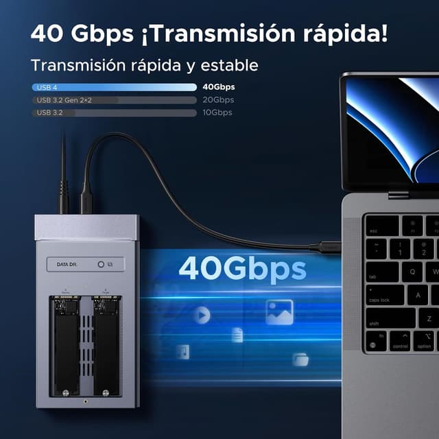 Thumbnail 1 de UGREEN Base para Disco Duro 40Gbps USB4