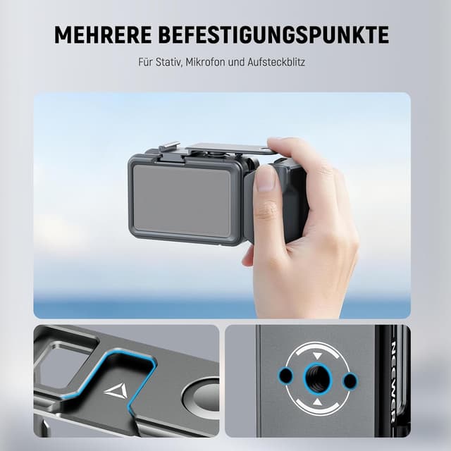 Thumbnail 5 de NEEWER Cage und Side Handle Set für Osmo Action 5 Pro