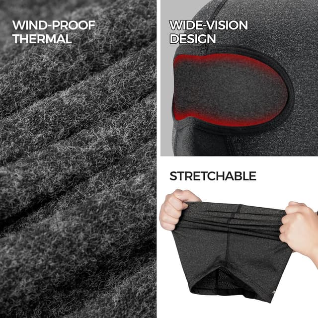 Thumbnail 3 de ROCKBROS Sturmhaube Motorrad Skimaske 54-62 cm