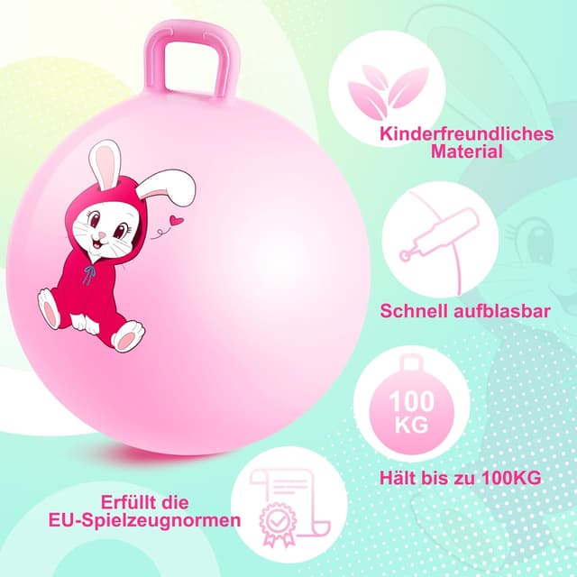 Detalle 2 de U&C Planet Sprungball 45 cm für Kinder